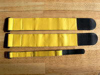 Super Straps compared with normal wristband